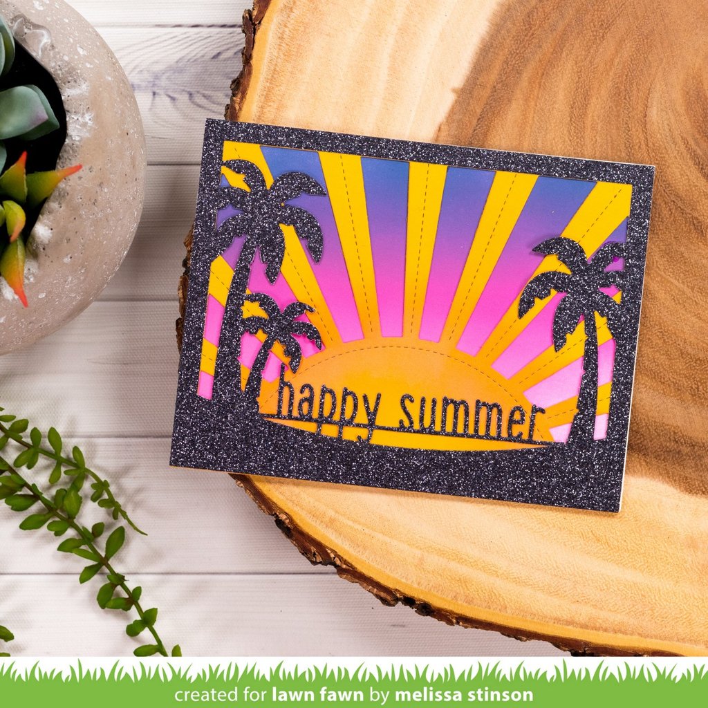 Happy Summer Line Border - lawn cuts Happy Summer Line Border - lawn cuts