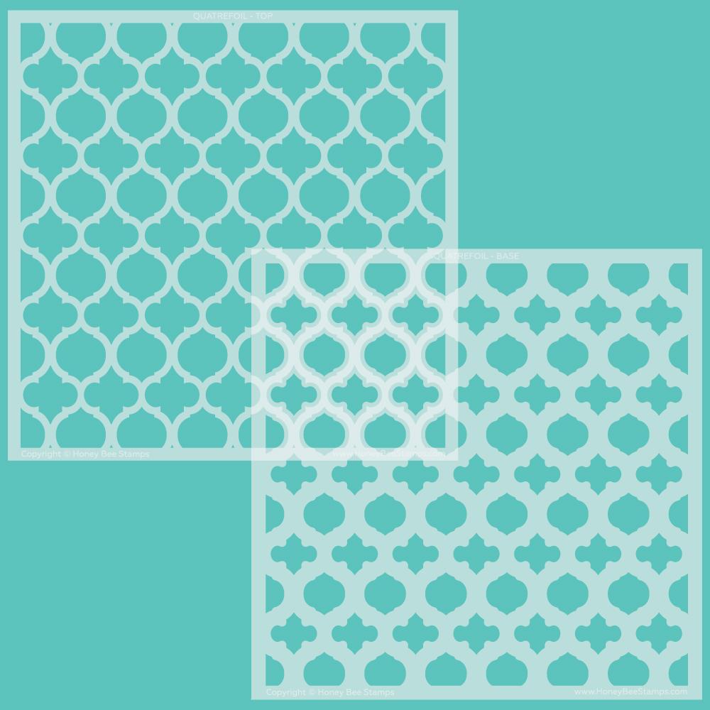Quatrefoil Layers - Background - Set of 2