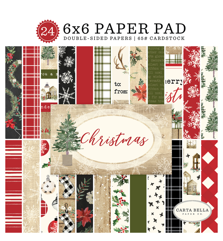 Christmas 6x6 Paper Pad - Carta Bella Christmas 6x6 Paper Pad - Carta Bella