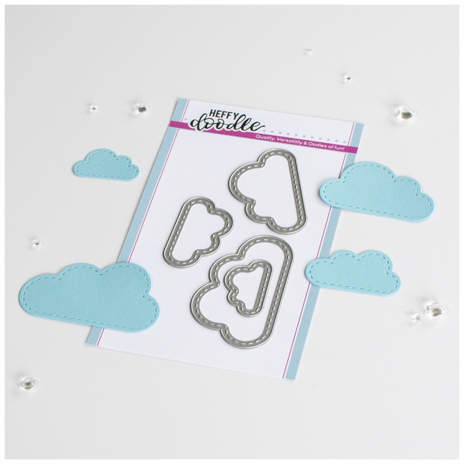 Big Stitched Clouds - Heffy Cuts Big Stitched Clouds - Heffy Cuts