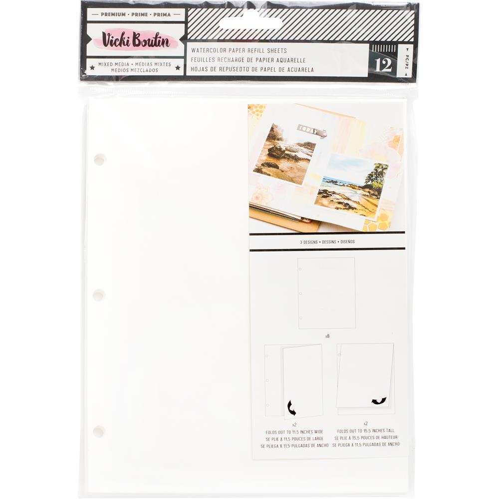 Vicki Boutin - All The Good Things - Watercolor Paper Refills - (12 sheets) Vicki Boutin - All The Good Things - Watercolor Paper Refills - (12 sheets)