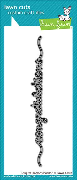 Congratulations Border - Lawn Cuts Congratulations Border - Lawn Cuts