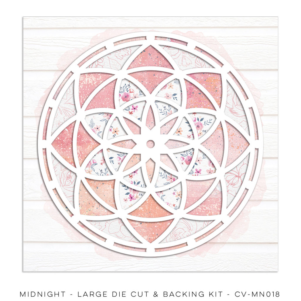 Large Die Cut & Backing Kit - Midnight Large Die Cut & Backing Kit - Midnight