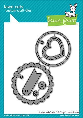Scalloped Circle Gift Tag - Lawn Cuts Scalloped Circle Gift Tag - Lawn Cuts