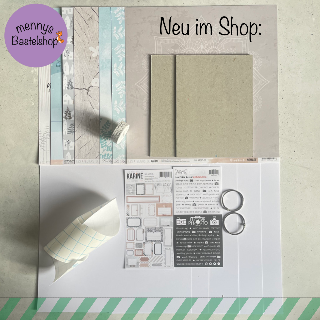 Winter - oder Weihnachtsmini - incl. Workhop von Mel @KreativSÜCHTIG - Blau