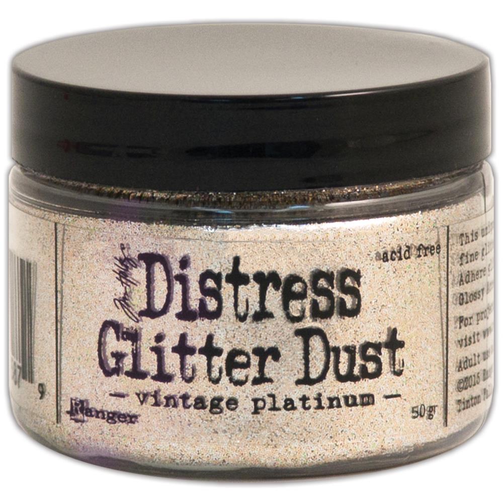 Vintage Platinum - Tim Holtz Distress Stickles Dry Glitter