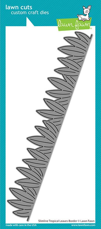Slimline Tropical Leaves Border - Lawn Cuts Slimline Tropical Leaves Border - Lawn Cuts