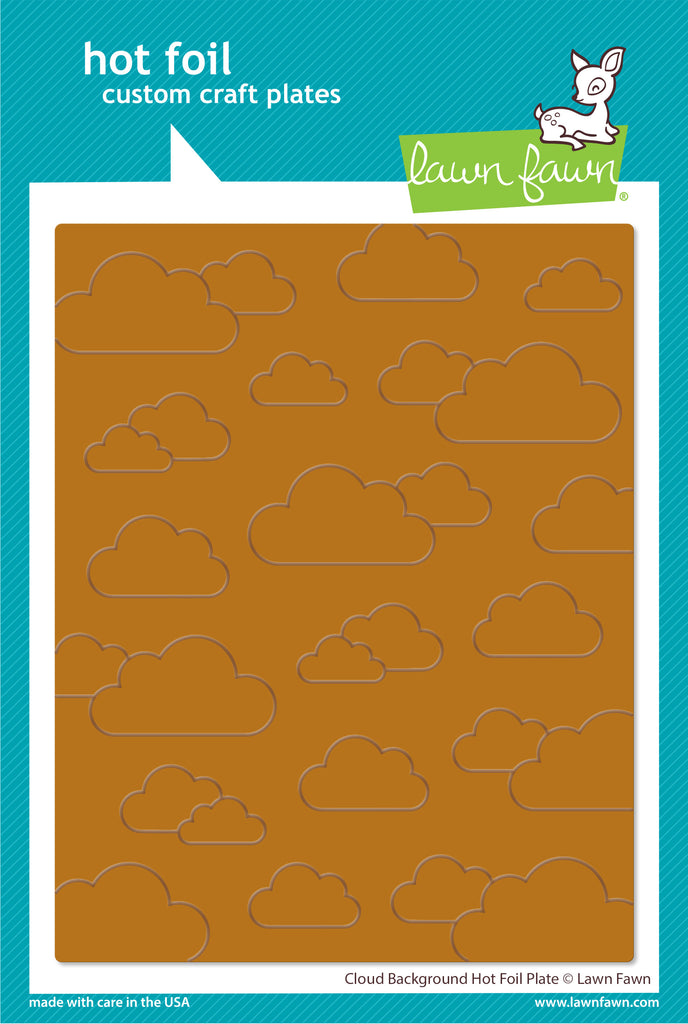 Cloud Background - Hot Foil Plate