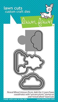 Reveal Wheel Unicorn Picnic Add-On - lawn cuts Reveal Wheel Unicorn Picnic Add-On - lawn cuts