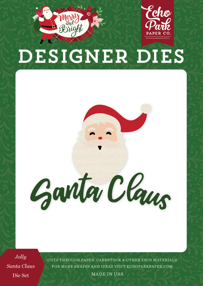 Jolly Santa Claus Die Set - Echo Park