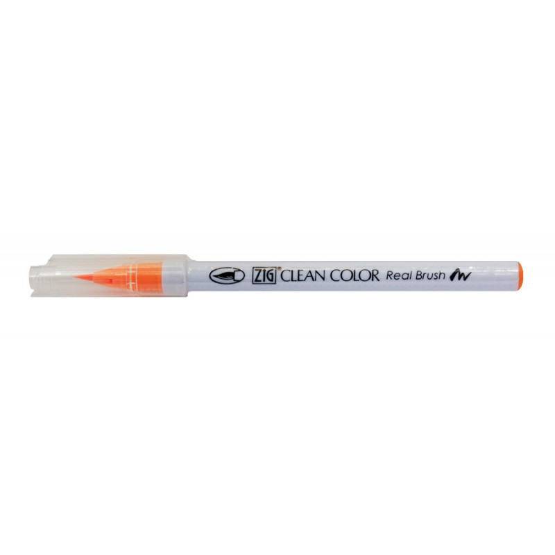 Fluor. Orange 002 - Clean Color Real Brush