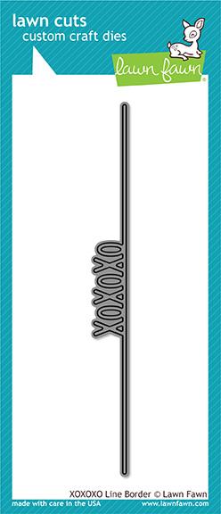 Xoxoxo Line Border - Lawn Cuts Xoxoxo Line Border - Lawn Cuts