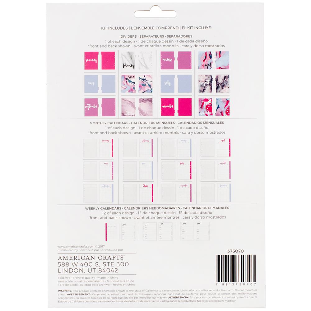 Marble Crush Warm Starter Kit - Memory Planner - American Crafts Marble Crush Warm Starter Kit - Memory Planner - American Crafts