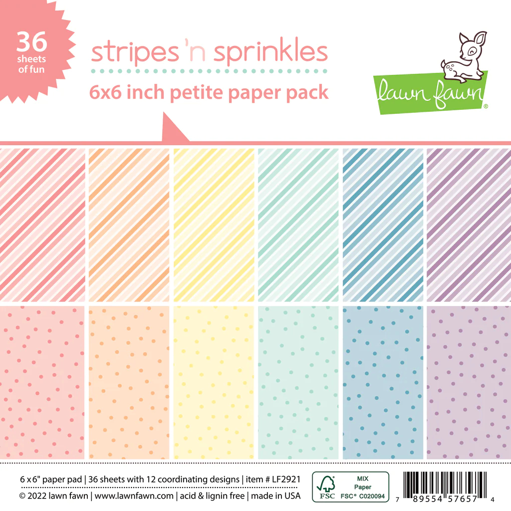 Stripes 'n Sprinkles - Petite Paper Pack
