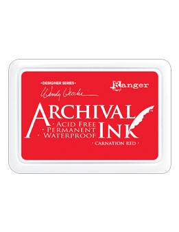 Carnation Red - Ranger - Archival Ink Carnation Red - Ranger - Archival Ink
