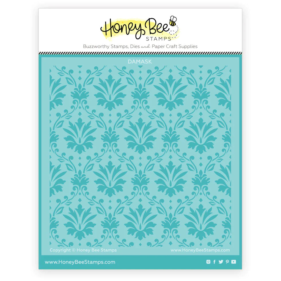 Damask - Background Stencil
