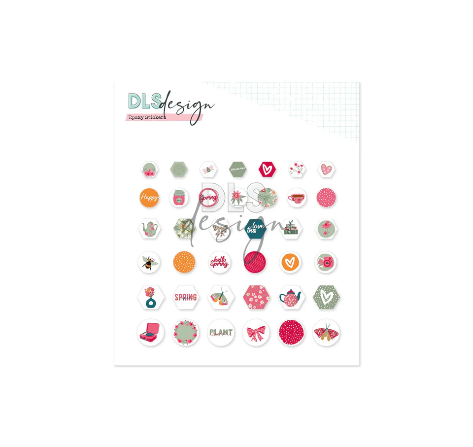 Epoxy Stickers - Ten Signs Of Spring  Epoxy Stickers - Ten Signs Of Spring