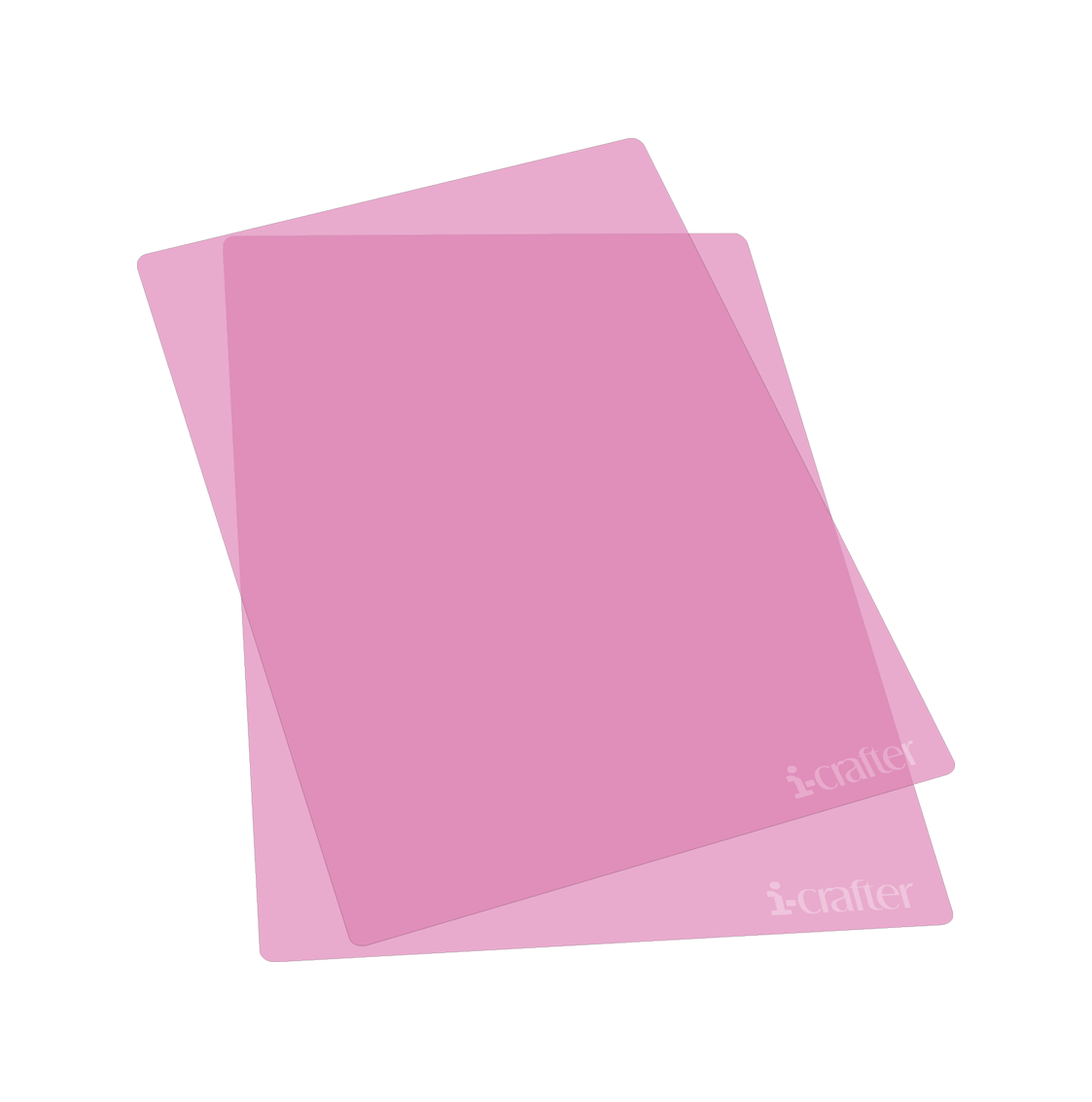 Translucent Cutting Decks – Pink 2 pack - i-crafter Translucent Cutting Decks – Pink 2 pack - i-crafter