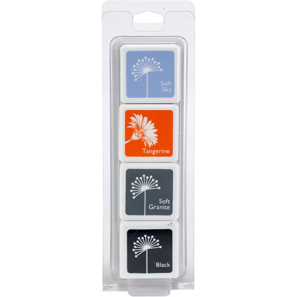 Swan Layering - Hero Arts Dye Ink Cubes 4 Colors