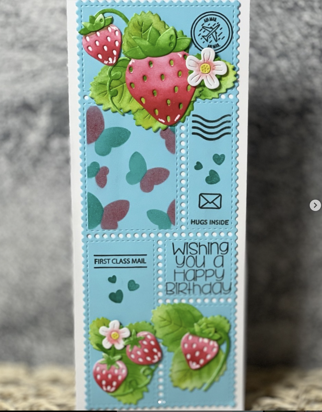 Strawberries und Postage Collage Strawberries und Postage Collage