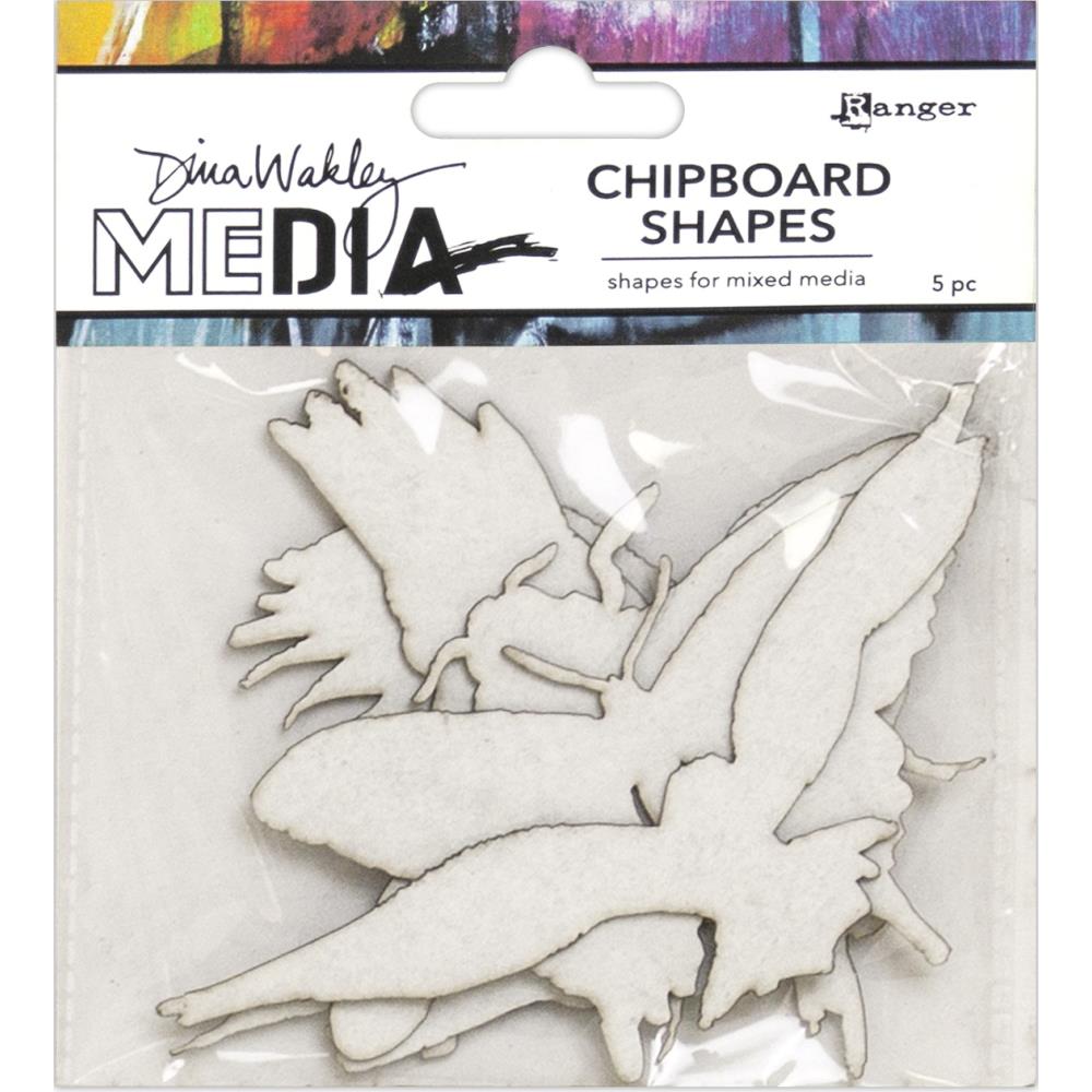 Flying - Dina Wakley Media Chipboard Shapes