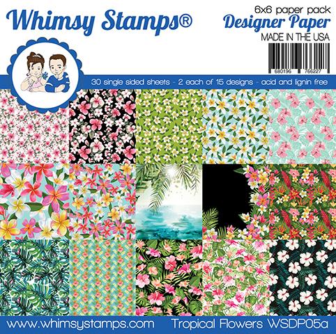 Tropical Flowers - 6x6 Designer Paper