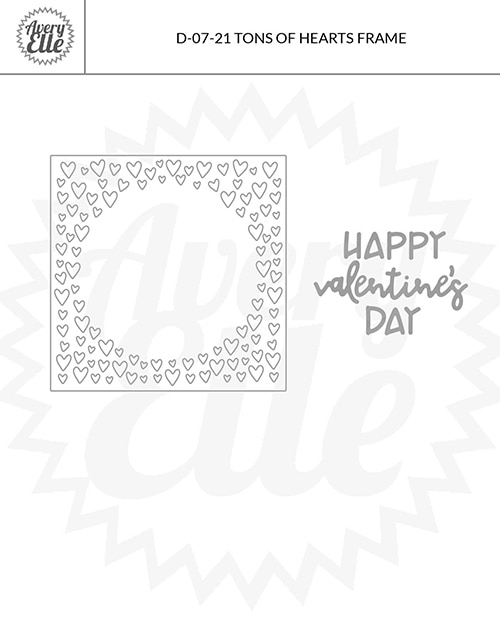 Tons of Hearts Frame - Elle-ments Tons of Hearts Frame - Elle-ments