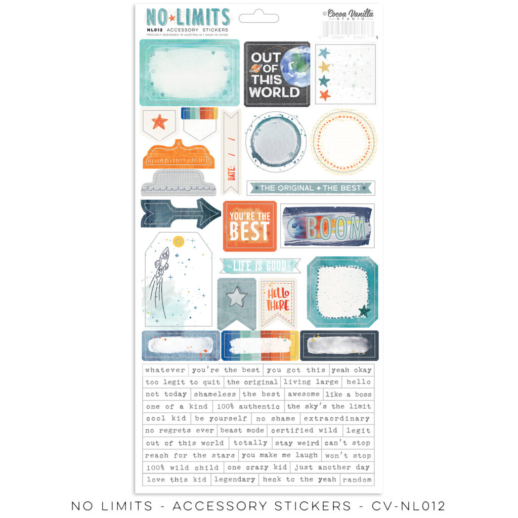 Accessory Stickers - No Limits