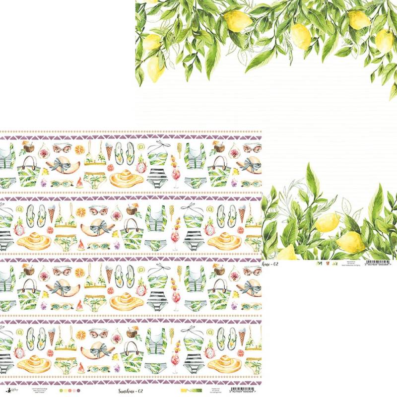 Paper 02 - Sunshine - 12"x12" Paper 02 - Sunshine - 12"x12"