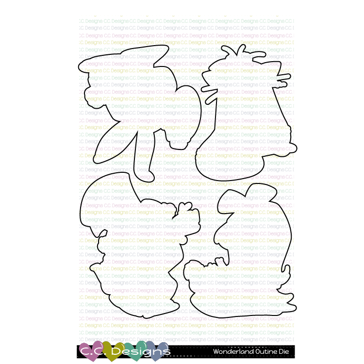 Wonderland - Outline Metal Die