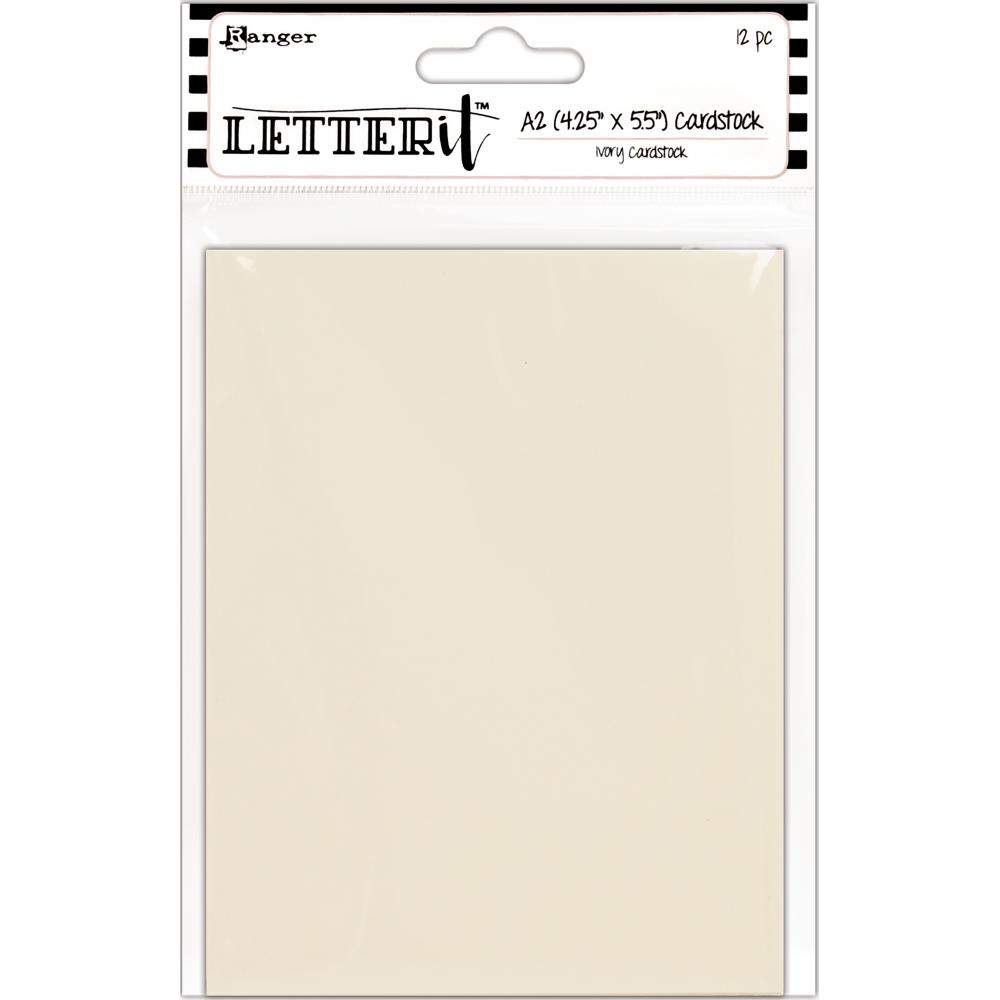 Ivory - Letter It Cardstock 4.25"X5.5"